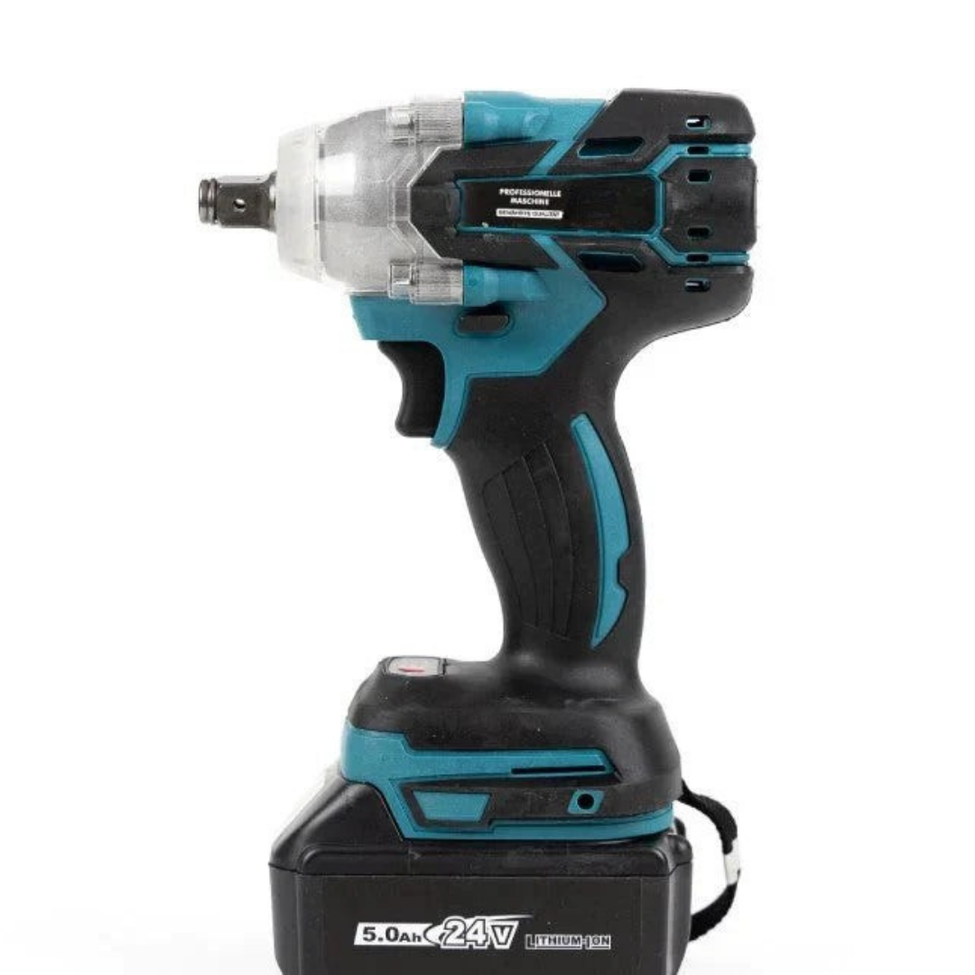 Mașină Profesională de Înșurubat cu Impact 48V – Motor Brushless, 280 Nm, 2 Acumulatori, 43 Accesorii, Valiză Transport