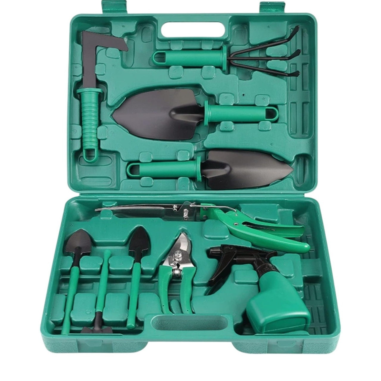 🏡 Set Unelte Grădinărit 10 Piese din Oțel Inoxidabil cu Trusă Portabilă – Ergonomic & Durabil