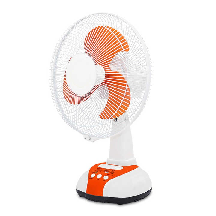 ZânaCasei Briza Smart Ventilator Portabil cu Panou Solar, LED + Boxa CADOU