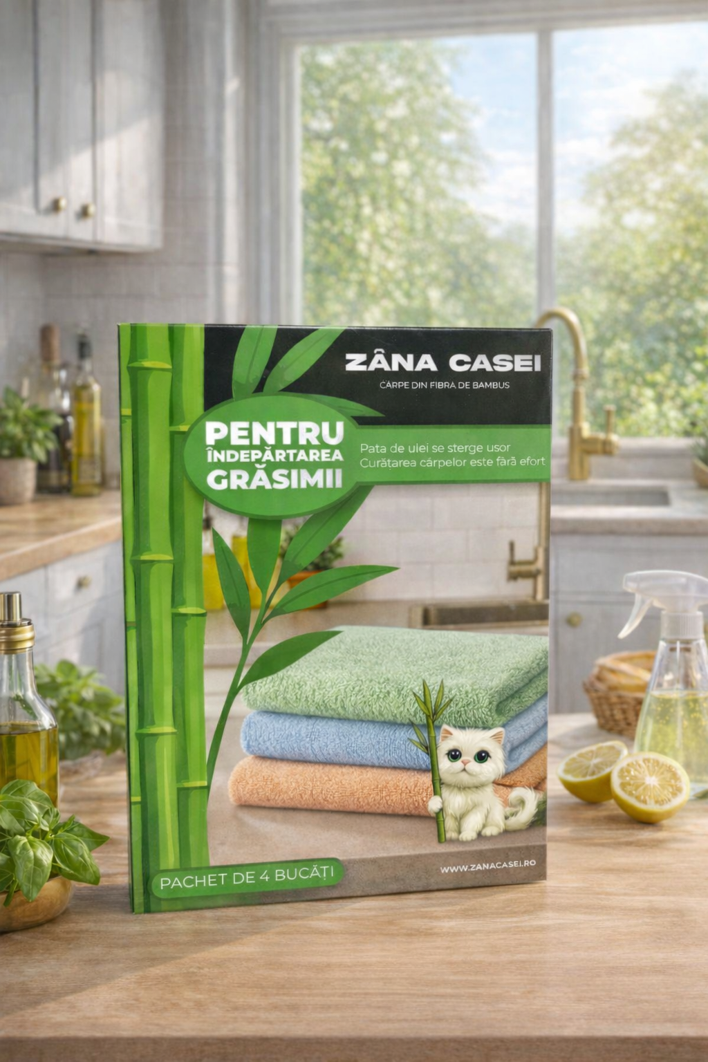 SET 4 CÂRPE MAGICE ZÂNA CASEI 1+1 GRATIS ZanaCasei.Ro