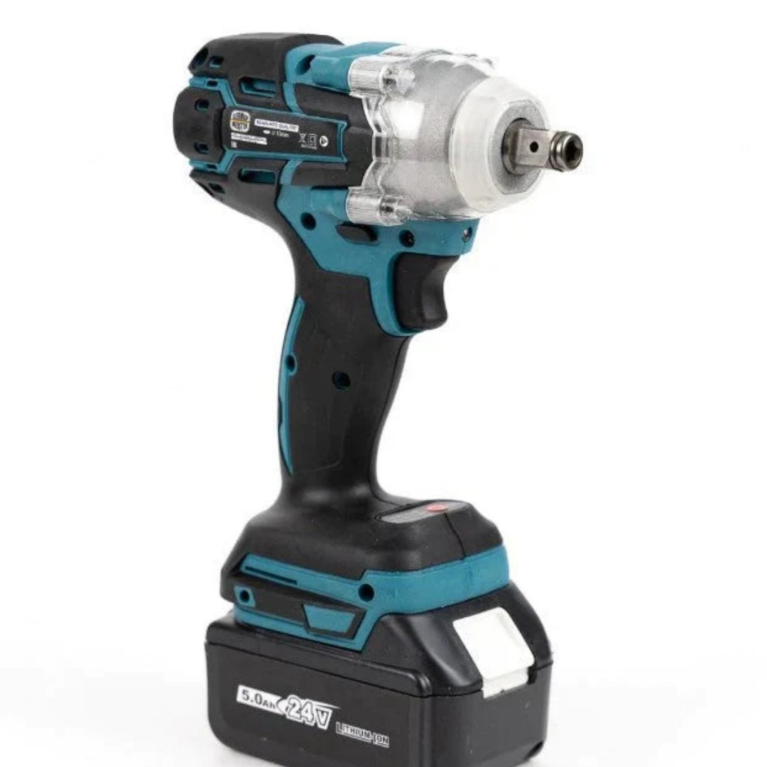 Mașină Profesională de Înșurubat cu Impact 48V – Motor Brushless, 280 Nm, 2 Acumulatori, 43 Accesorii, Valiză Transport