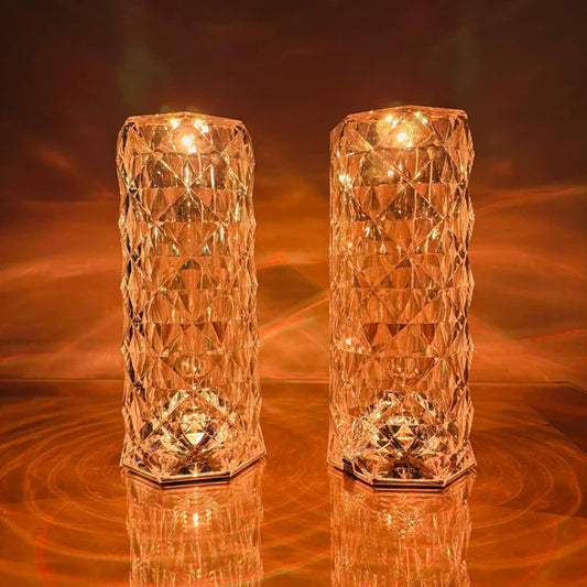 Lampa cu proiector - trandafir