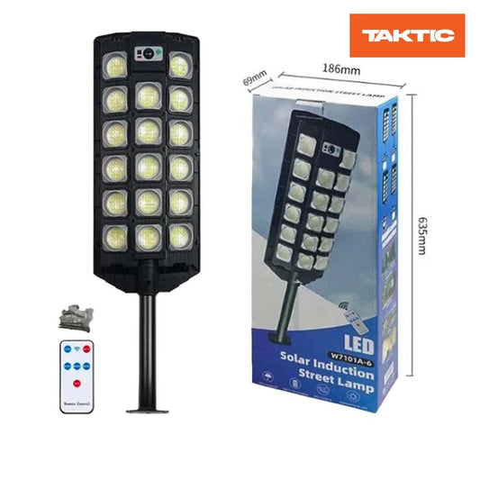 Lampa Solara Stradala17 Celule LED3000W, Senzor De Miscare Si Telecomanda, 442 Leduri