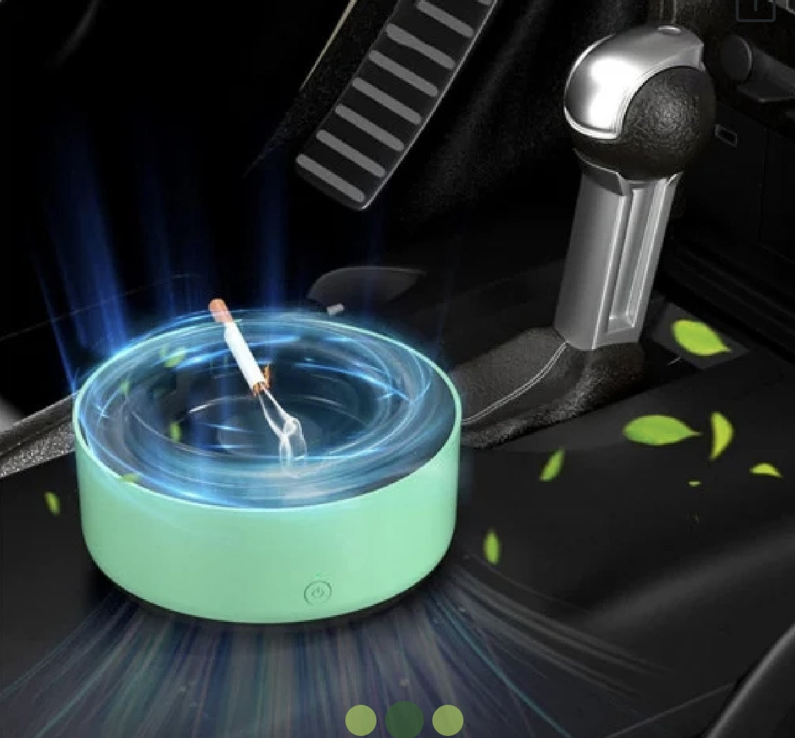 Scrumieră electrică cu aspirație și purificare a fumului – compactă și portabilă