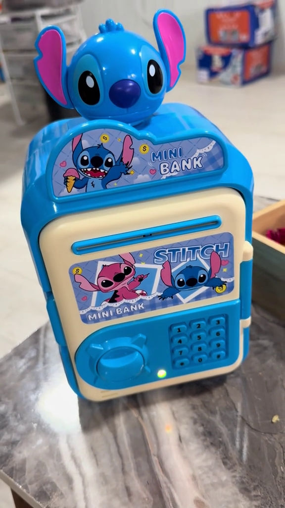 Pușculiță Electronică Interactivă Stitch - Cadoul Perfect pentru Copii